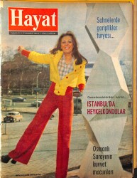 Hayat Dergisi 7Şubat 1974 Sayı: 7 - Kapak: Mergül Meriç - Barış Manço - Zeki Müren - Sevim Tuna - Nurhan Damcıoğlu - Muhammed Ali NDR96423 - Gökçekoleksiyon