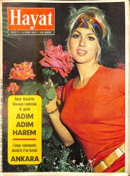 HAYAT DERGİSİ 8 Ocak 1970 Sayı: 2 Kapak: Mylene Demongeot - Şöhretler Nelerle Avunuyor - Ankara'nın Tarihi NDR88548 - Gökçekoleksiyon