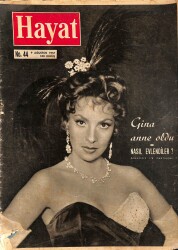 HAYAT DERGİSİ 9 Ağustos 1957 Sayı: 44 - Kapak: Gina Lollobrigida - İstanbul'un Turizm Merkezi Sultanahmet Merkezi NDR89211 - Gökçekoleksiyon