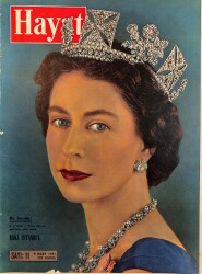 Hayat Dergisi – 9 Mart 1961 – Sayı: 11 , Kapak: Kraliçe 2.Elizabeth NDR98437 - Gökçekoleksiyon