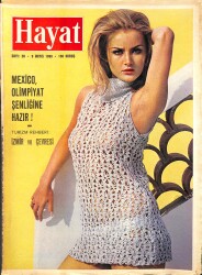 HAYAT Dergisi 9 Mayıs 1968 Sayı : 20 - Kapak : Barbara Bouchet - Kennedy'ler Yine Kazanacak Mı ? - Turizm Rehberi İzmir Ve Çevresi NDR88745 - Gökçekoleksiyon