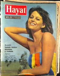 HAYAT DERGİSİ 9 Temmuz 1964 Sayı: 29 - Kapak: Claudia Cardinale - İnönü Batı Başkentlerinde Batılı Liderlerde Görüştü NDR96430 - Gökçekoleksiyon