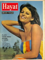 HAYAT DERGİSİ 9 Temmuz 1964 Sayı : 29 - Kapak : Claudia Cardinale - İnönü Batı Başkentlerinde Batılı Liderlerle Görüştü NDR88723 - Gökçekoleksiyon