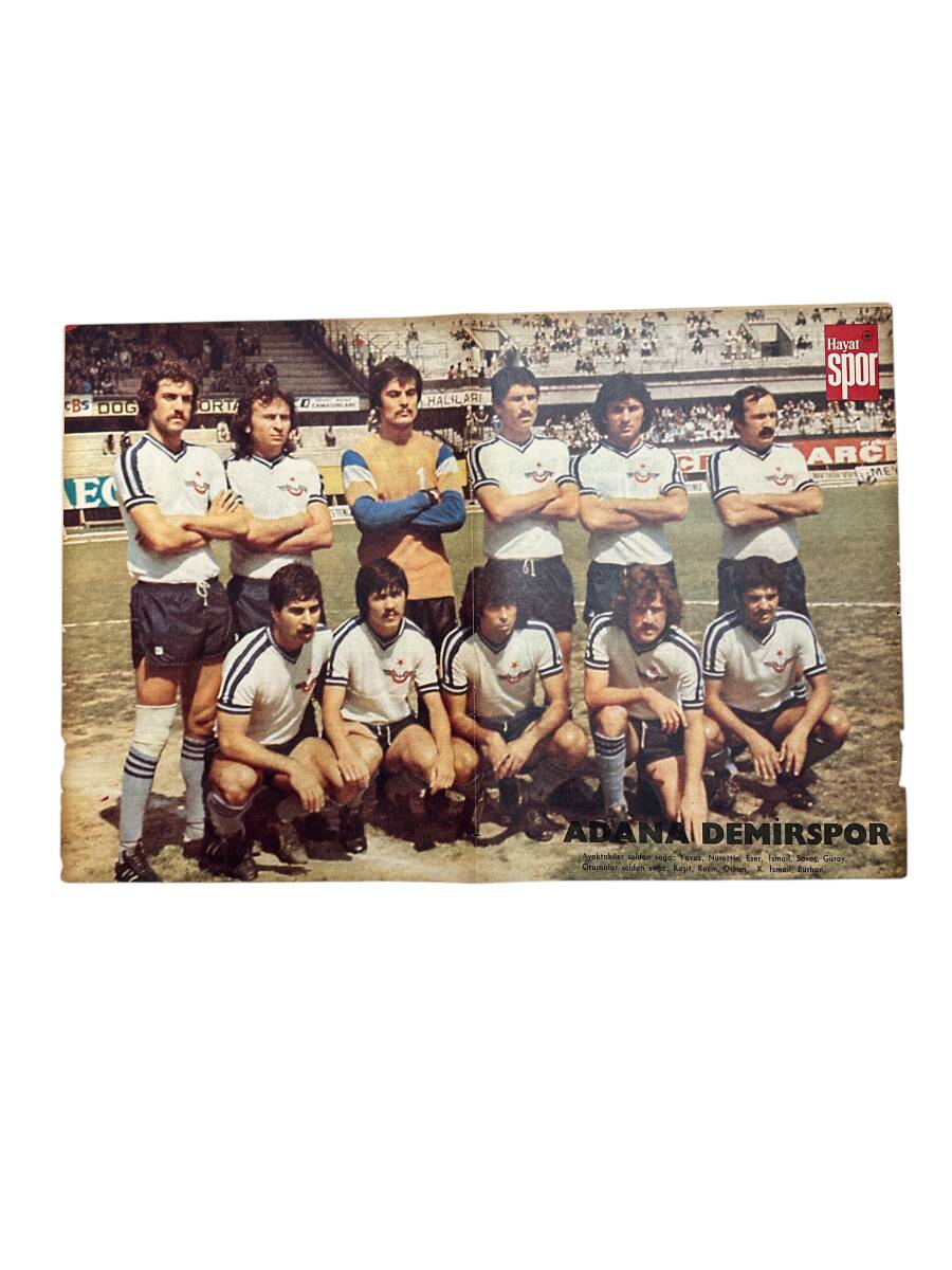 Hayat Dergisi Adana Demirspor Oyuncu Kadrosu Poster KRT23258 - 1