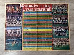 Hayat Dergisi Türkiye 1.Ligi 2.Yarı Fikstürü KRT21420 - Gökçekoleksiyon