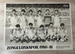 Hayat Dergisi Adanaspor 1980 - 1981 Kadrosu / Zonguldakspor 1980-1981 Kadrosu KRT21419 - 1