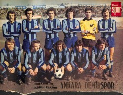 Hayat Dergisi Ankara Demirspor Oyuncu Kadrosu Poster KRT21100 - Gökçekoleksiyon