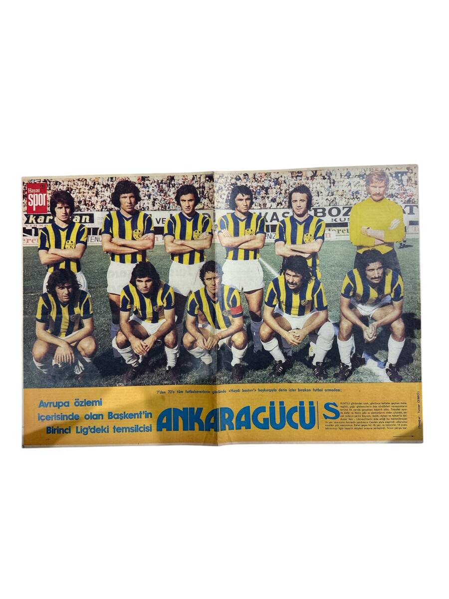 Hayat Dergisi Ankaragücü Oyuncu Kadrosu Poster KRT23264 - 1
