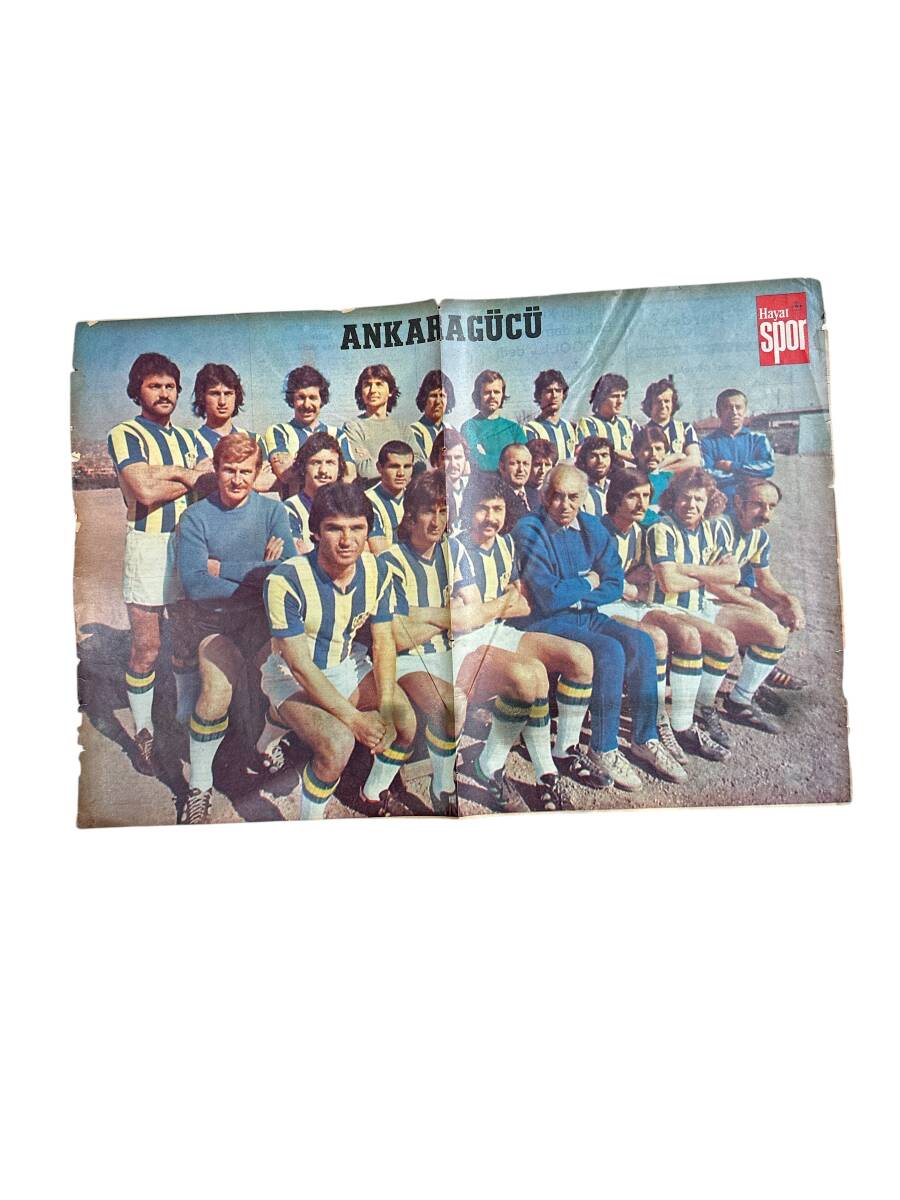 Hayat Dergisi Ankaragücü Oyuncu Kadrosu Poster KRT23401 - 1