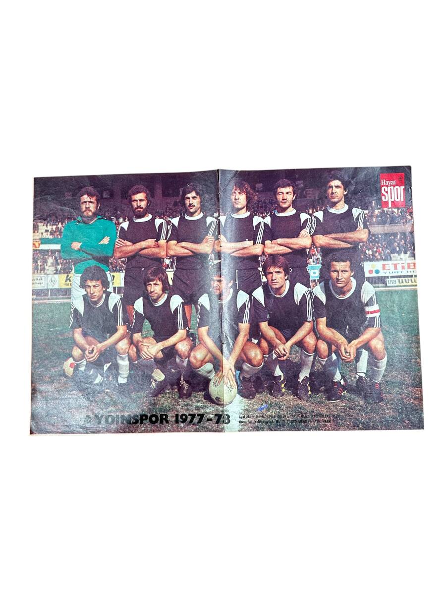 Hayat Dergisi Aydınspor 1977-78 Sezonu Oyuncu Kadrosu Poster KRT23300 - 1