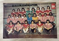 Hayat Dergisi Balıkesirspor Oyuncu Kadrosu KRT21422 - Gökçekoleksiyon