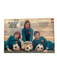 Hayat Dergisi Bursaspor Futbolcuları Poster KRT23255 - Gökçekoleksiyon