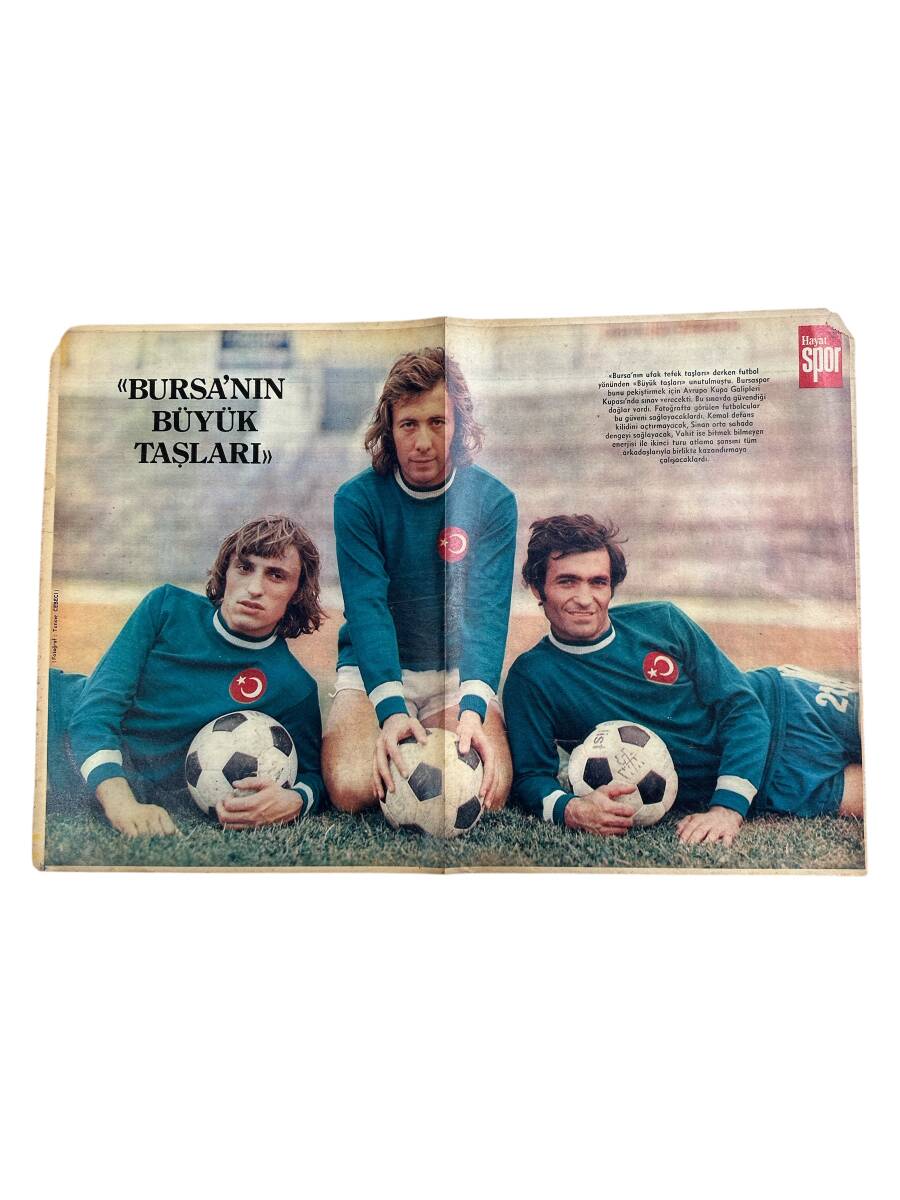 Hayat Dergisi Bursaspor Futbolcuları Poster KRT23271 - 1