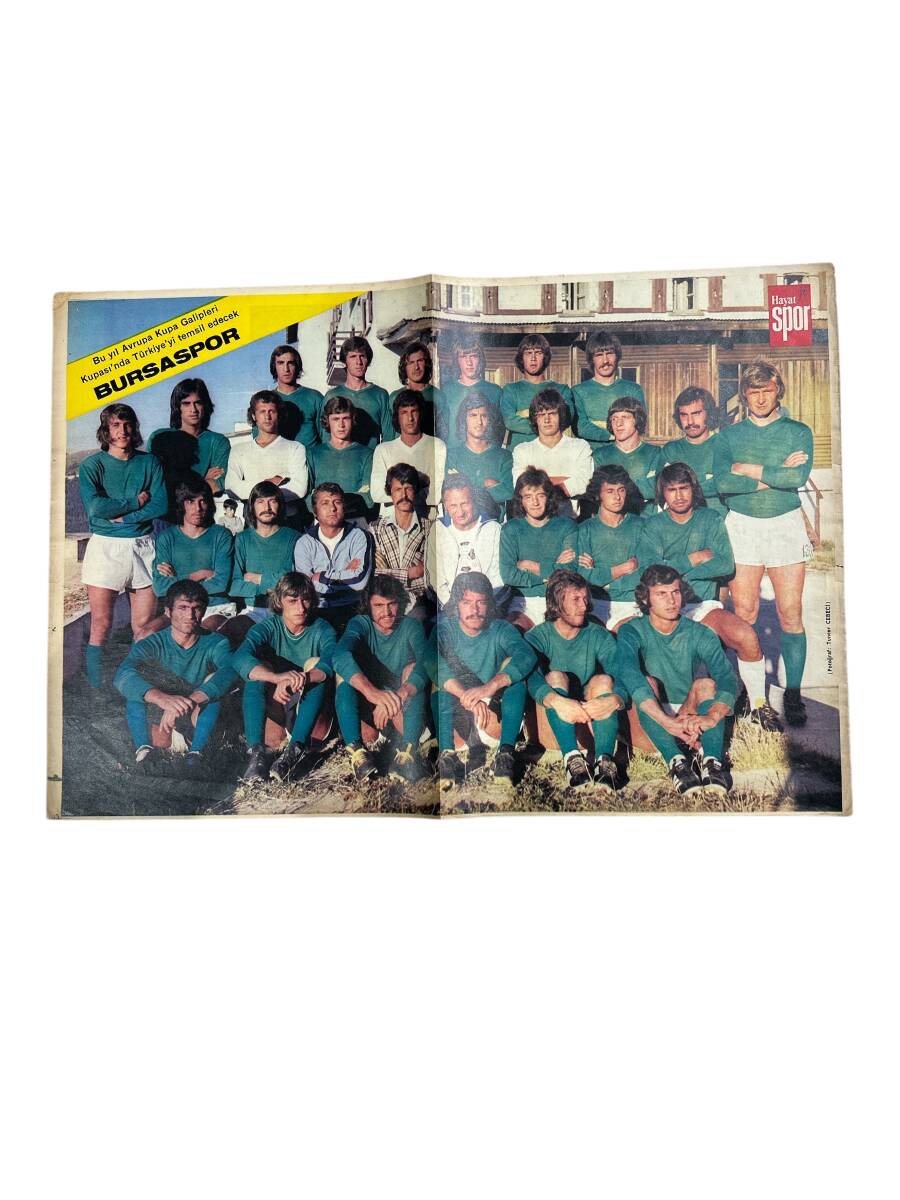 Hayat Dergisi Bursaspor Oyuncu Kadrosu Poster KRT23272 - 1