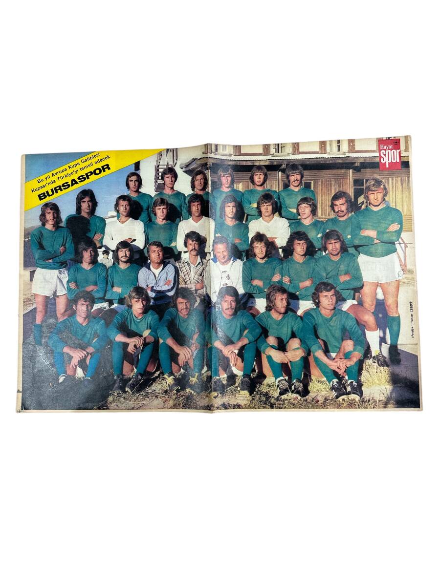 Hayat Dergisi Bursaspor Oyuncu Kadrosu Poster KRT23285 - 1