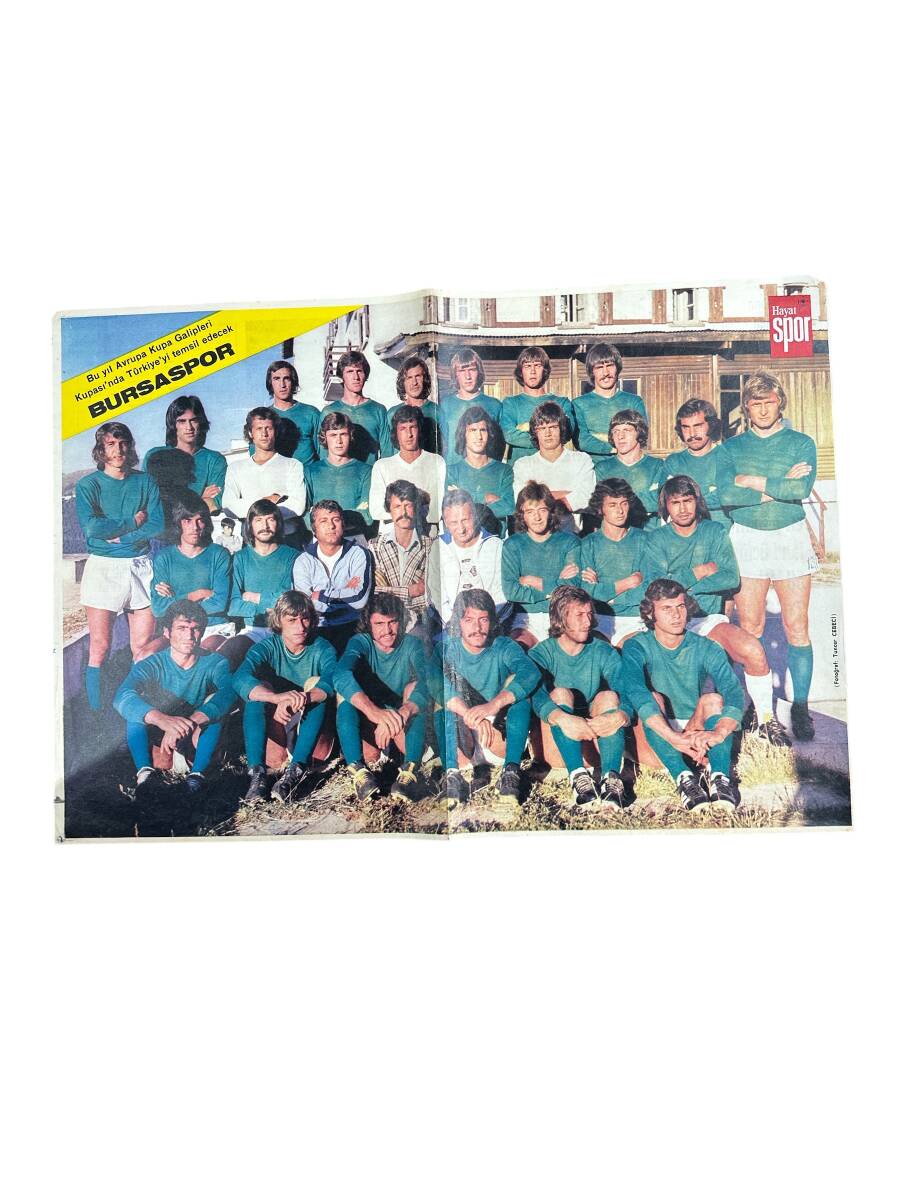 Hayat Dergisi Bursaspor Oyuncu Kadrosu Poster KRT23297 - 1