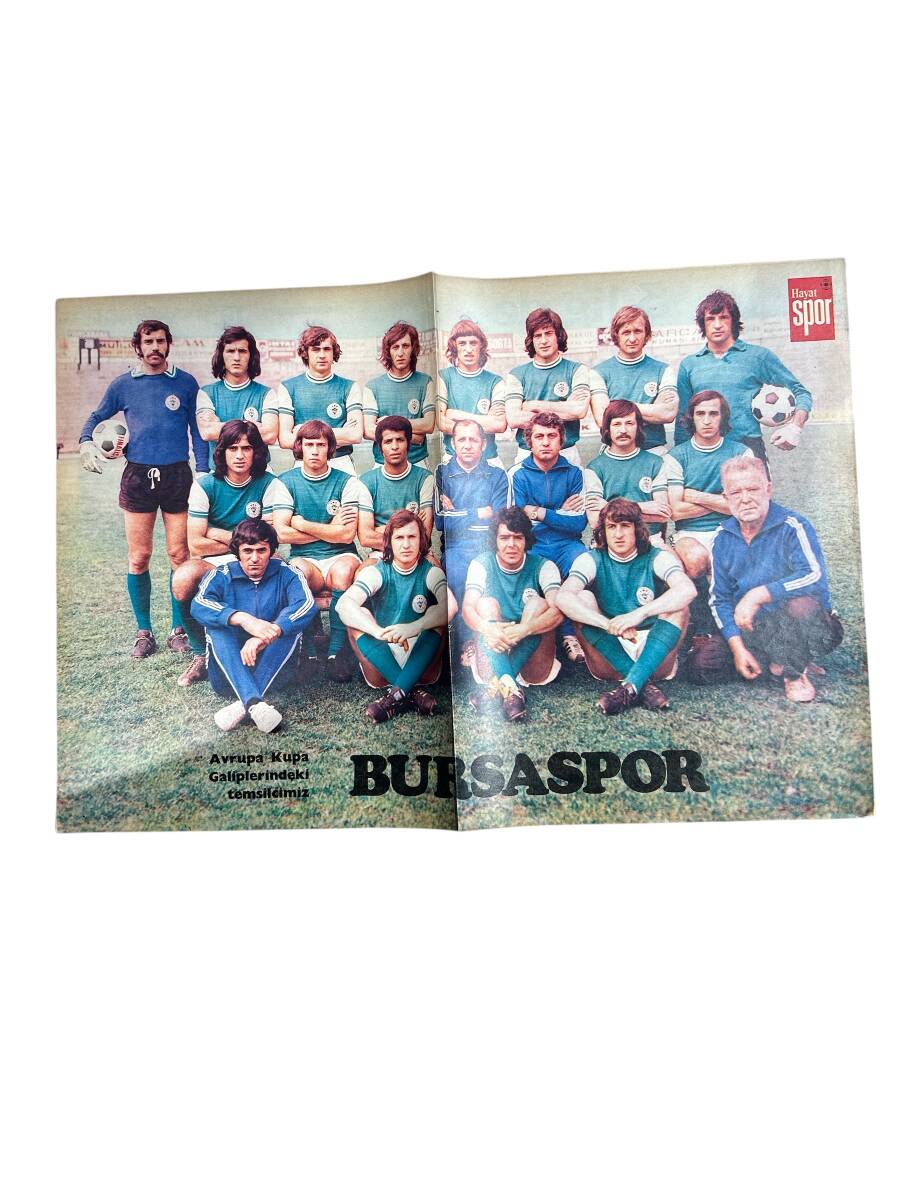Hayat Dergisi Bursaspor Oyuncu Kadrosu Poster KRT23391 - 1