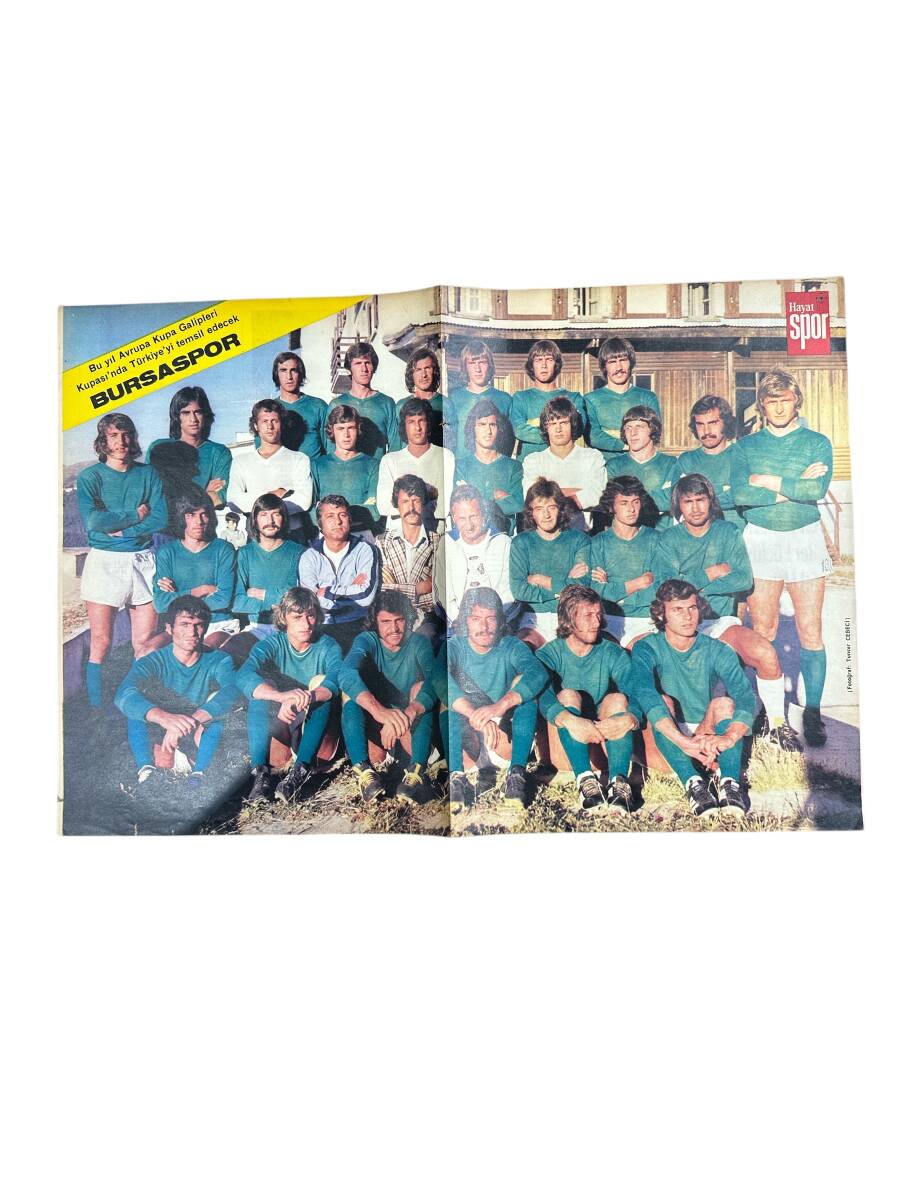 Hayat Dergisi Bursaspor Oyuncu Kadrosu Poster KRT23393 - 1