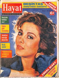 HAYAT DERGİSİ Ekim 1987 Sayı: 12 - Antalya Müziğe Doyurdu - Televizyonun Yeni Starı Zuhal Olcay - Rocky İle Gelen Şöhreti Öldü NDR88980 - Gökçekoleksiyon