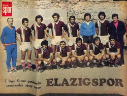 Hayat Dergisi Elazığspor Oyuncu Kadrosu Poster KRT21085 - Gökçekoleksiyon