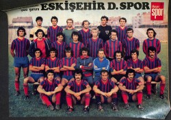 Hayat Dergisi Eskişehir D.Spor Oyuncu Kadrosu Poster KRT21172 - Gökçekoleksiyon
