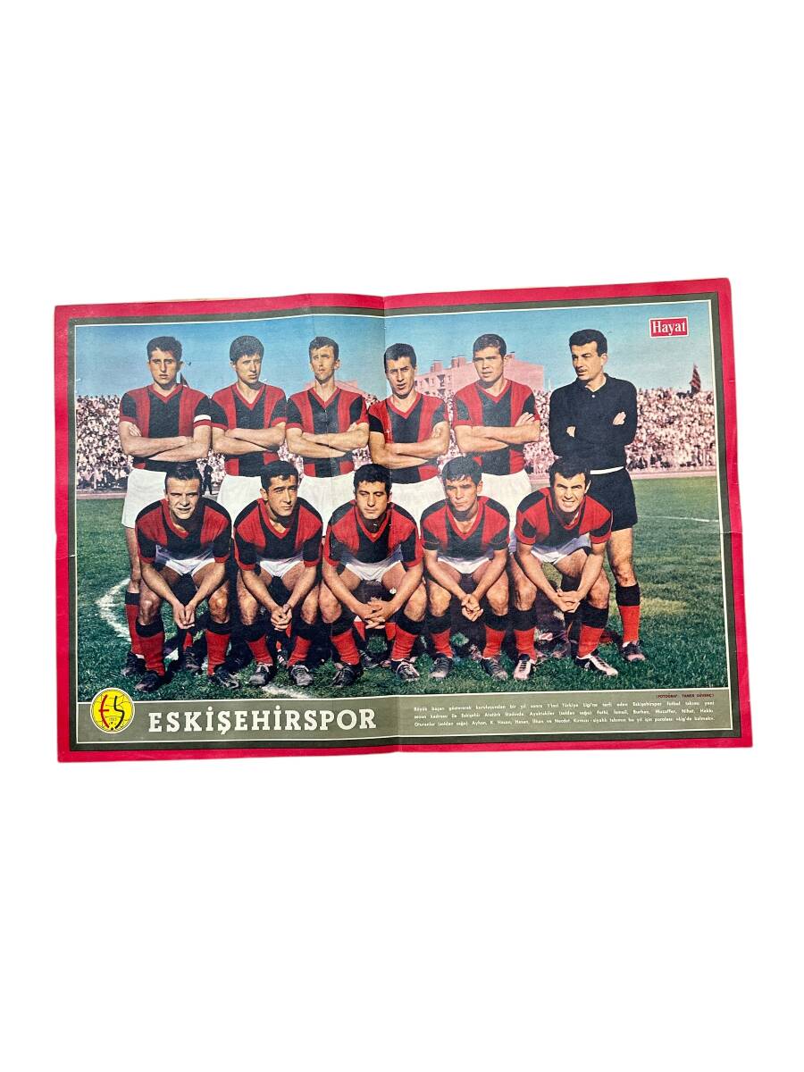Hayat Dergisi Eskişehirspor Oyuncu Kadrosu Poster KRT23410 - 1
