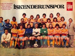 Hayat Dergisi İskenderunspor Oyuncu Kadrosu Poster KRT21097 - Gökçekoleksiyon