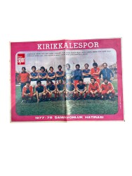Hayat Dergisi Kırıkkalespor 1977-78 Sezonu Şampiyonluk Hatırası Oyuncu Kadrosu Poster KRT23399 - Gökçekoleksiyon