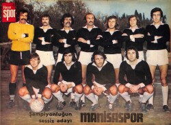 Hayat Dergisi Manisaspor Oyuncu Kadrosu Poster KRT21131 - Gökçekoleksiyon