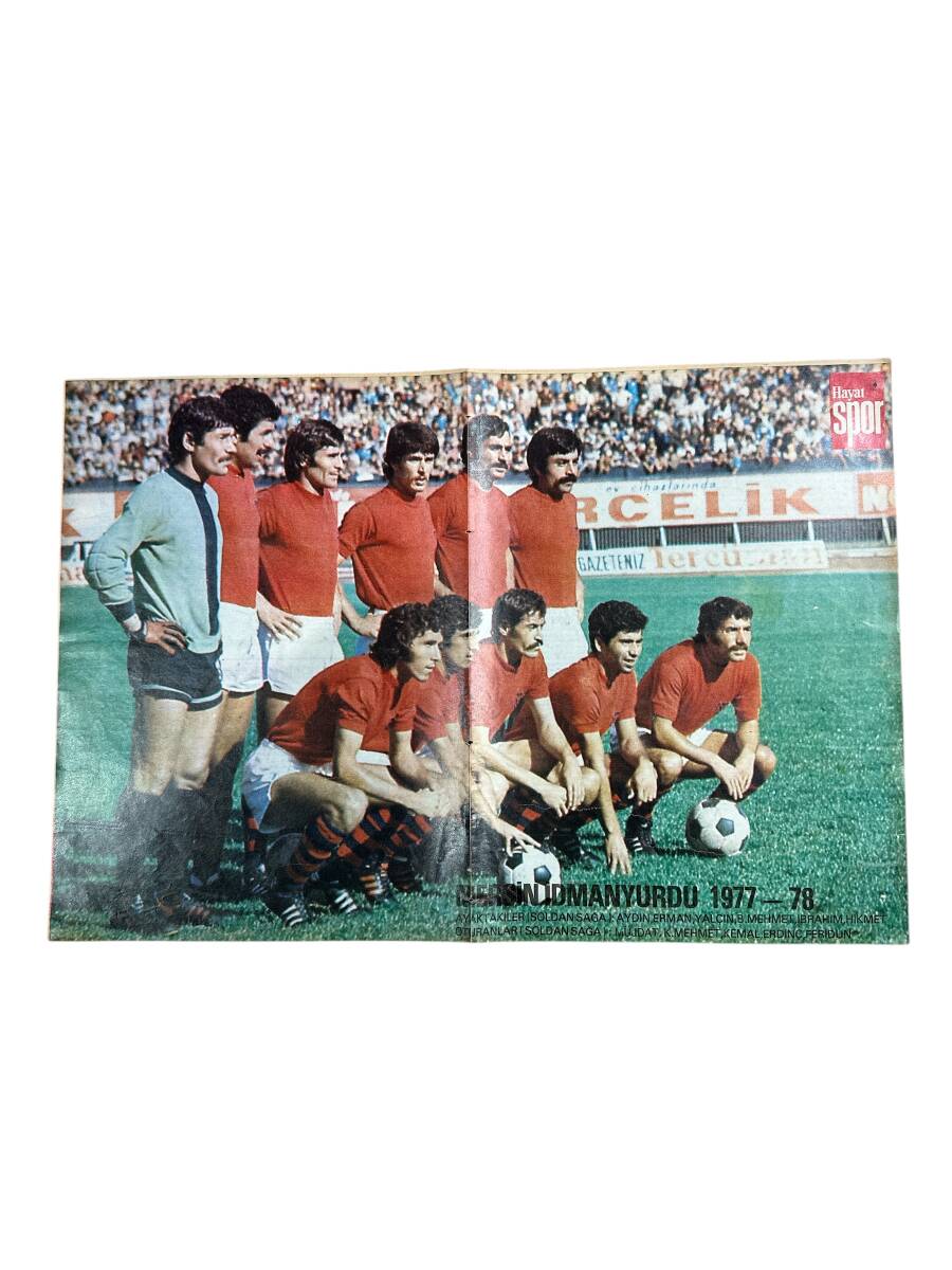 Hayat Dergisi Mersin İ.Yurdu 1977-78 Sezonu Oyuncu Kadrosu Poster KRT23284 - 1