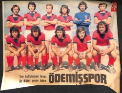 Hayat Dergisi Ödemişspor Oyuncu Kadrosu Poster KRT21134 - Gökçekoleksiyon