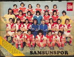 Hayat Dergisi Samsunspor Oyuncu Kadrosu Poster KRT21113 - Gökçekoleksiyon