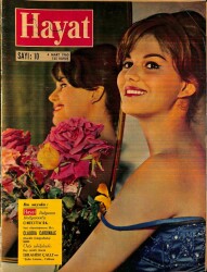 HAYAT DERGİSİ Sayı 10 4 Mart 1960 - Kapak Claudia Cardinale - Kraliçe Elizabeth Doğum Yaptı - Futbolun Genç Yıldızı Şenol Birol NDR69039 - Gökçekoleksiyon
