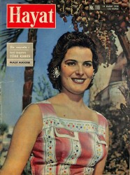 HAYAT DERGİSİ Sayı 110 14 Kasım 1958 - Kapak Gülten Dana - Yahya Kemal NDR69067 - Gökçekoleksiyon
