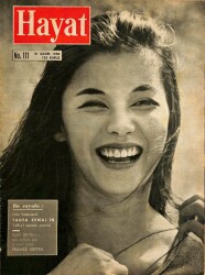 HAYAT DERGİSİ Sayı 111 21 Kasım 1958 - Kapak France Nuyen - Behiye Aksoy - Roma Rezaleti - Yahya Kemal Beyatlı Posteri NDR69069 - Gökçekoleksiyon