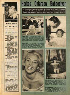 HAYAT DERGİSİ Sayı 116 26 Aralık 1958 - Barbara Hutton`un Oğlu Lance Reventlow - Mamie Van Doren Posteri - Afife Ediboğlu NDR69045 - 1