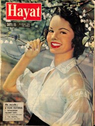 HAYAT DERGİSİ Sayı 15 10 Nisan 1959 - Kapak Bahar Ve Kız Camera Clix - Nato 10 Yaşında - İsmet Sıral Ve Orkestrası NDR68905 - Gökçekoleksiyon