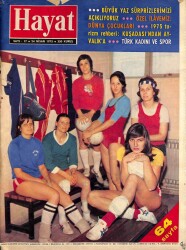 HAYAT DERGİSİ Sayı 17 24 Nisan 1975 - Kapak Milli Voleybol Takımı - Sophia Loren, Garda Bir Aşk Hikayesi NDR69276 - Gökçekoleksiyon