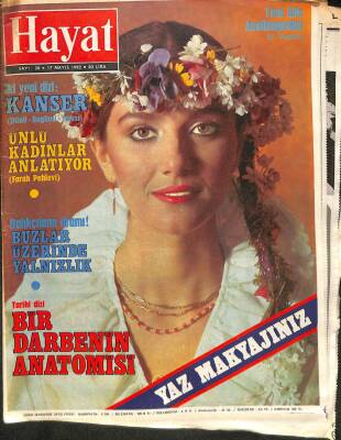 Hayat Dergisi Sayı 20 (17 Mayıs 1982) Gülsün Kılıç Kapak, Kainat Barkan Tablo Poster NDR74345 - 1