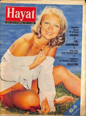HAYAT DERGİSİ Sayı 24 6 Haziran 1975 - Kapak Mary Foolland - Columbia 50 Yaşında NDR69277 - 1