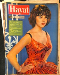HAYAT DERGİSİ 11 Aralık 1959 Sayı: 50 - Kapak: Şahla Diba Nasıl Vakit Geçiriyor - İngiltere Kraliçesi Doğuma Hazırlanıyor NDR96450 - Gökçekoleksiyon