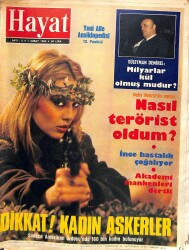 Hayat Dergisi Sayı 5 (1 Şubat 1982) Sevtap Parman Kapak, Müşerref Tezcan, Müjde Ar, Indra Gandhi NDR74328 - Gökçekoleksiyon
