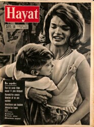 HAYAT DERGİSİ Sayı 50 5 Aralık 1963 - Kapak Jacqueline Kennedy - Kennedy`nin Cenaze Törenine Ait En Son Resimler NDR69287 - Gökçekoleksiyon