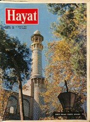 HAYAT DERGİSİ Sayı 51 12 Aralık 1963 - Kapak Tahranda Spehsalar Camiinin Bir Minaresi - Kennedy`nin Katili Oswald NDR69286 - Gökçekoleksiyon