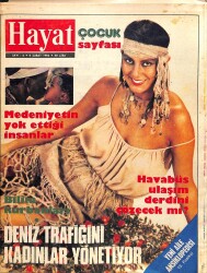 Hayat Dergisi Sayı 6 (8 Şubat 1982) Merih Akalın Kapak, Fenerbahçe ve Ahırkapı Deniz Fenerlerinin Kadın Bekçileri, Samime Sanay, Adile Naşit NDR74353 - Gökçekoleksiyon