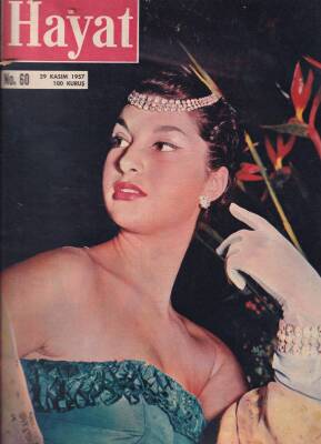 HAYAT DERGİSİ Sayı 60 29 Kasım 1957 - Kapak Adriana Florentini NDR54438 - 1