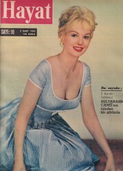 Hayat Dergisi Sayı10 6 Mart 1959 Kapak Mylene De Mongeot ,Menderesin Dönüşü,Bütün Hususiyetleriyle Kraliçe Elizabeth Ve Kocası Prens Philip NDR53288 - 2