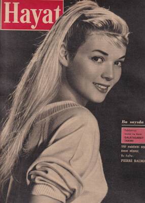 Hayat Dergisi Sayı11 13 Mart 1959 Eski Ve Yeni Galatasaray Arması,Pierre Balmain, İsrailde Hayat NDR53289 - 1