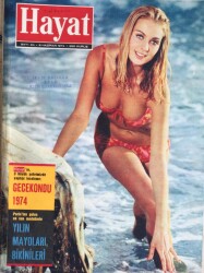 Hayat Dergisi Sayı24 6 Haziran 1974 Dünyanın En Zengin Hazinesi İran Sarayında,Gerçek Ajanın Antikaları Satıldı NDR1025 - 2