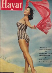 Hayat Dergisi Sayı3324 Mayıs 1957 (Kapak Rosemary RomanÇizgilerle Konuşan Akıl HastalarıPoster RumelihisarıTürkiyenin En Küçük Tiyatrosu) NDR53273 - 1